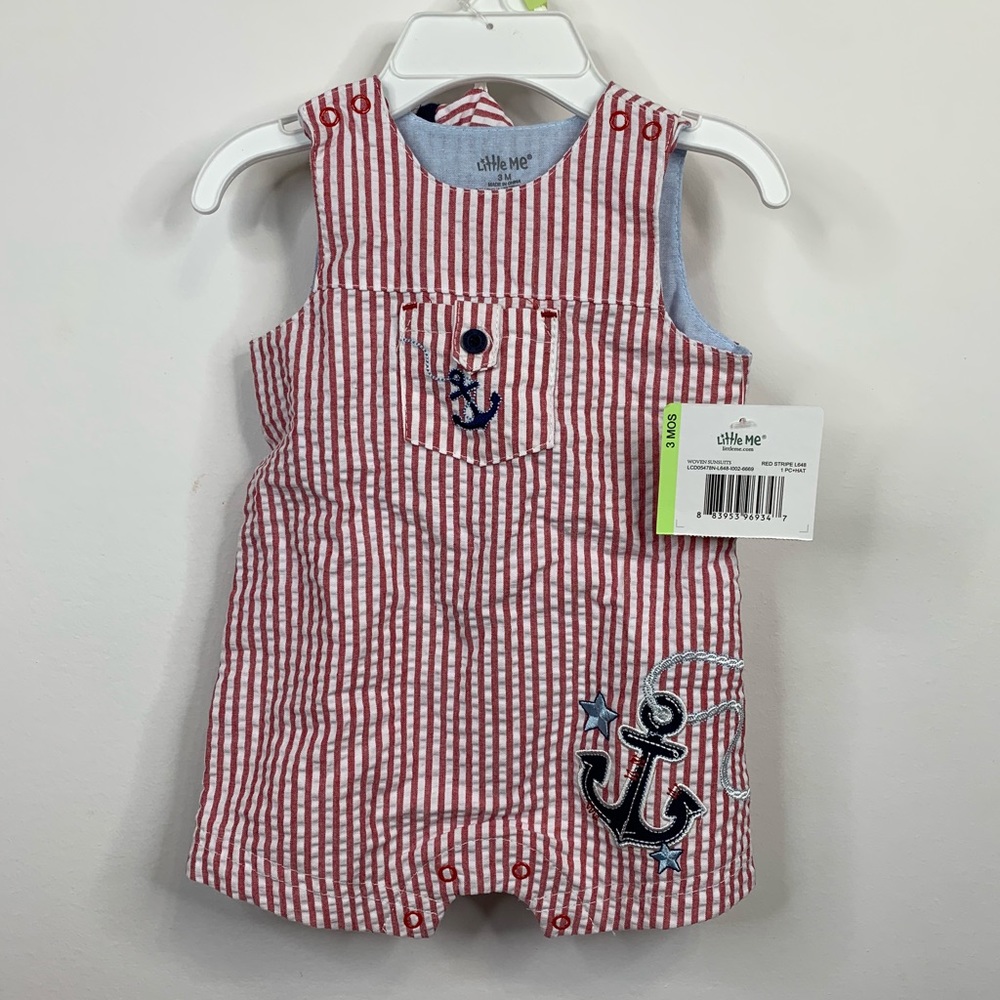 🆕 Little Me • 3 mos. onesie and hat